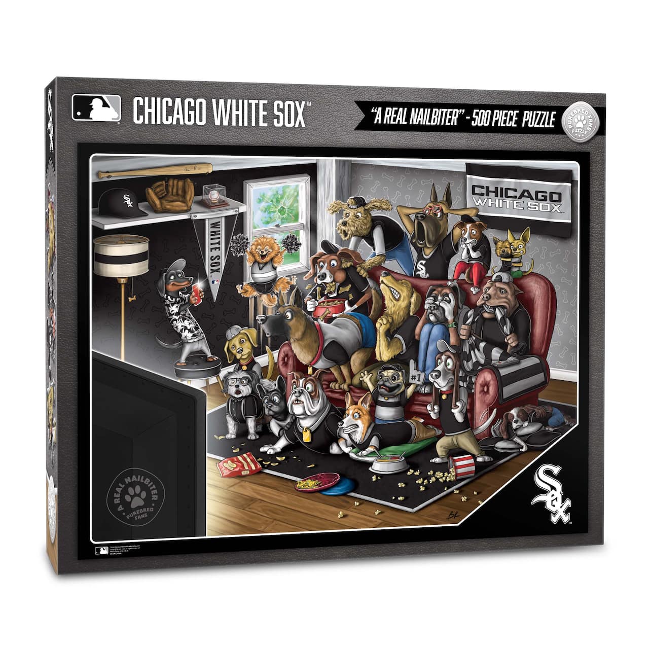MLB Purebred Fans A Real Nailbiter 500 Piece Puzzle
